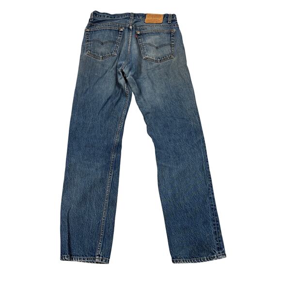 Vintage 80s Levi's 501 Straight Leg Jeans Made in USA 32x34 (30x30)